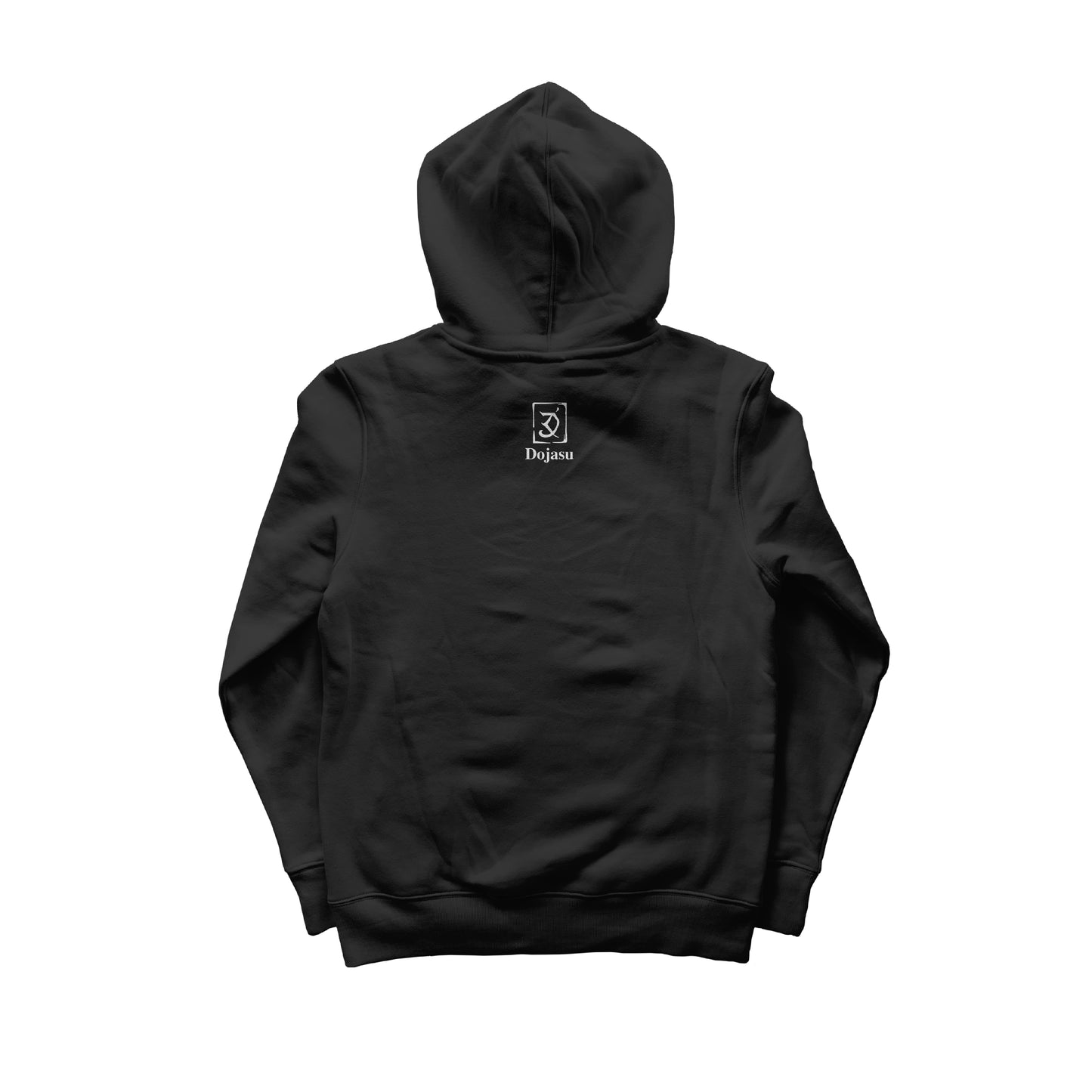 Dojasu Asian Calligraphy Hoodie in Black