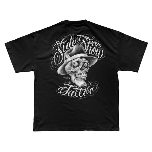 Dojasu x Side Show Collaboration Short Sleeve T-Shirt Black