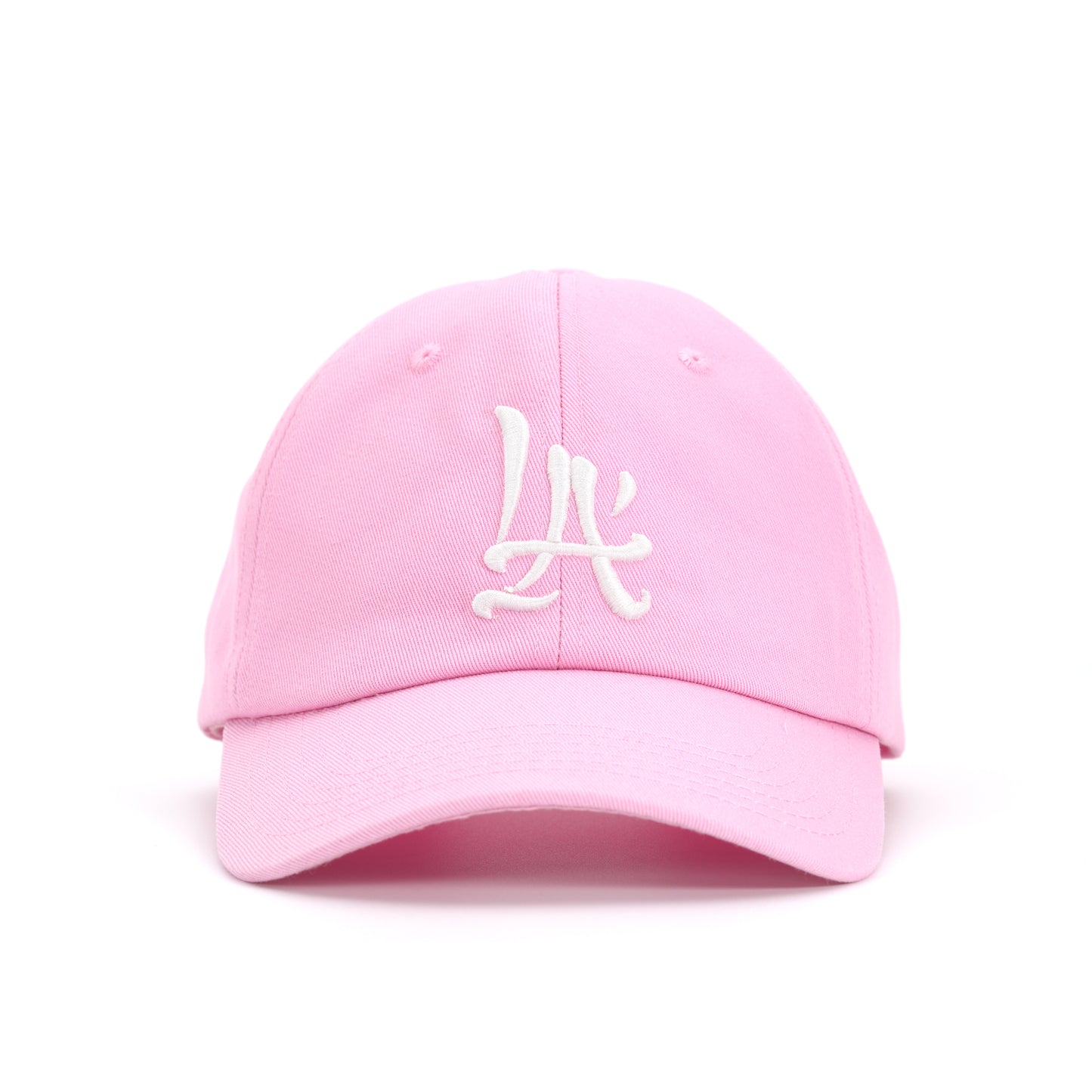 LA Brush Calligraphy Dad Hat Pink