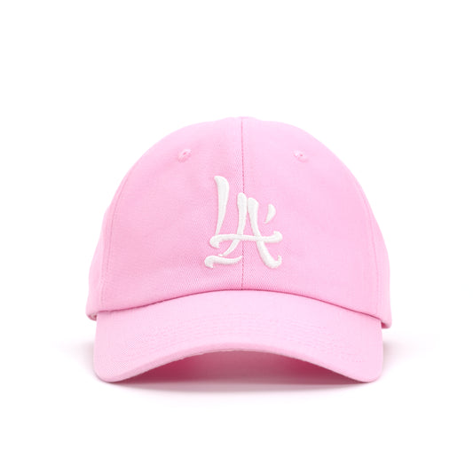 LA Brush Calligraphy Dad Hat Pink